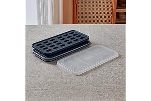 Silicone Baby Freezer Tray - Hitseon 48 Pcs Teether Popsicle Molds