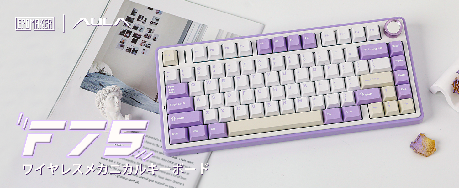 Amazon | EPOMAKER x Aula F75 ゲーミングキーボード ガスケット