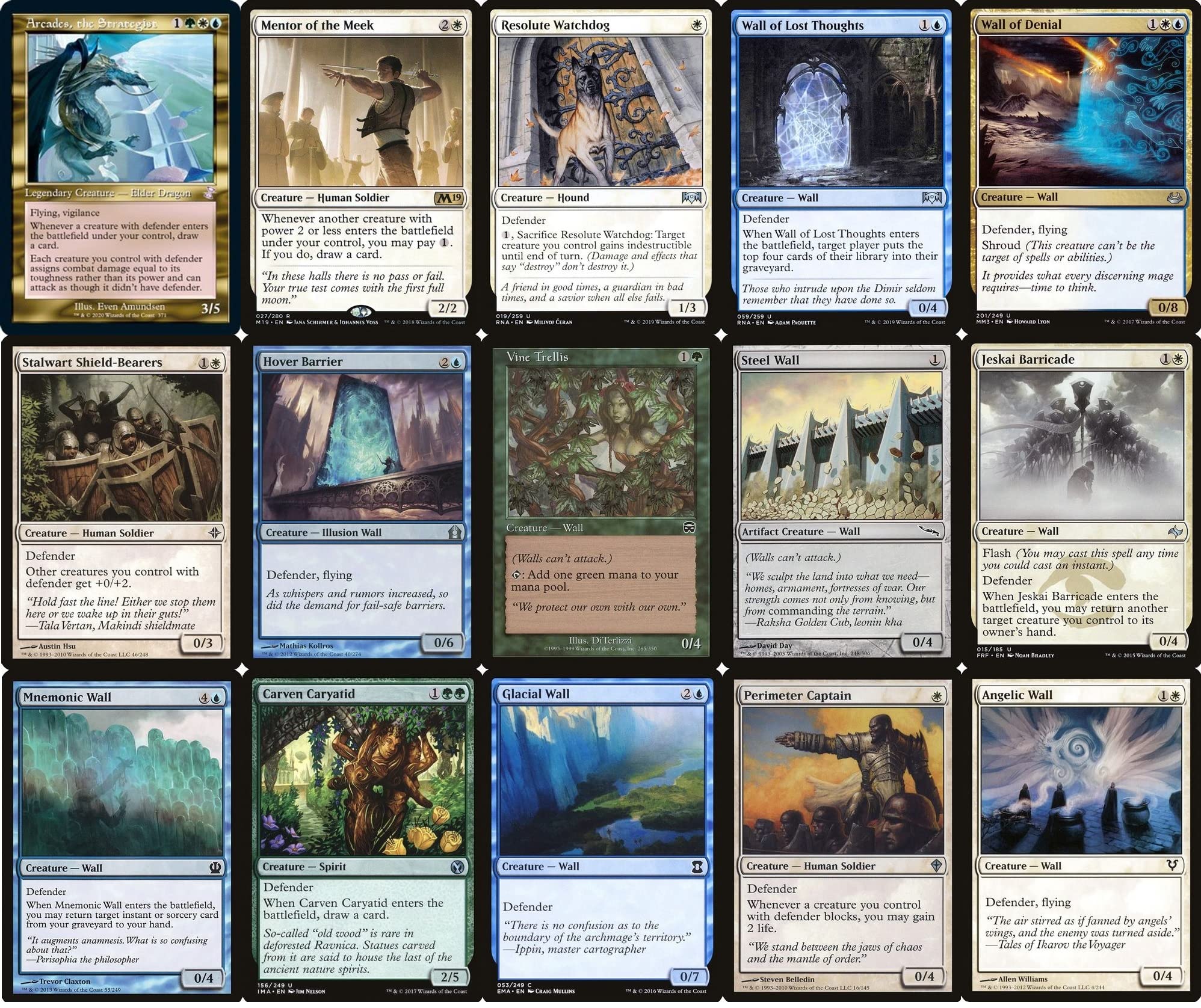 mtg arcades commander deck Arcades the Strategist