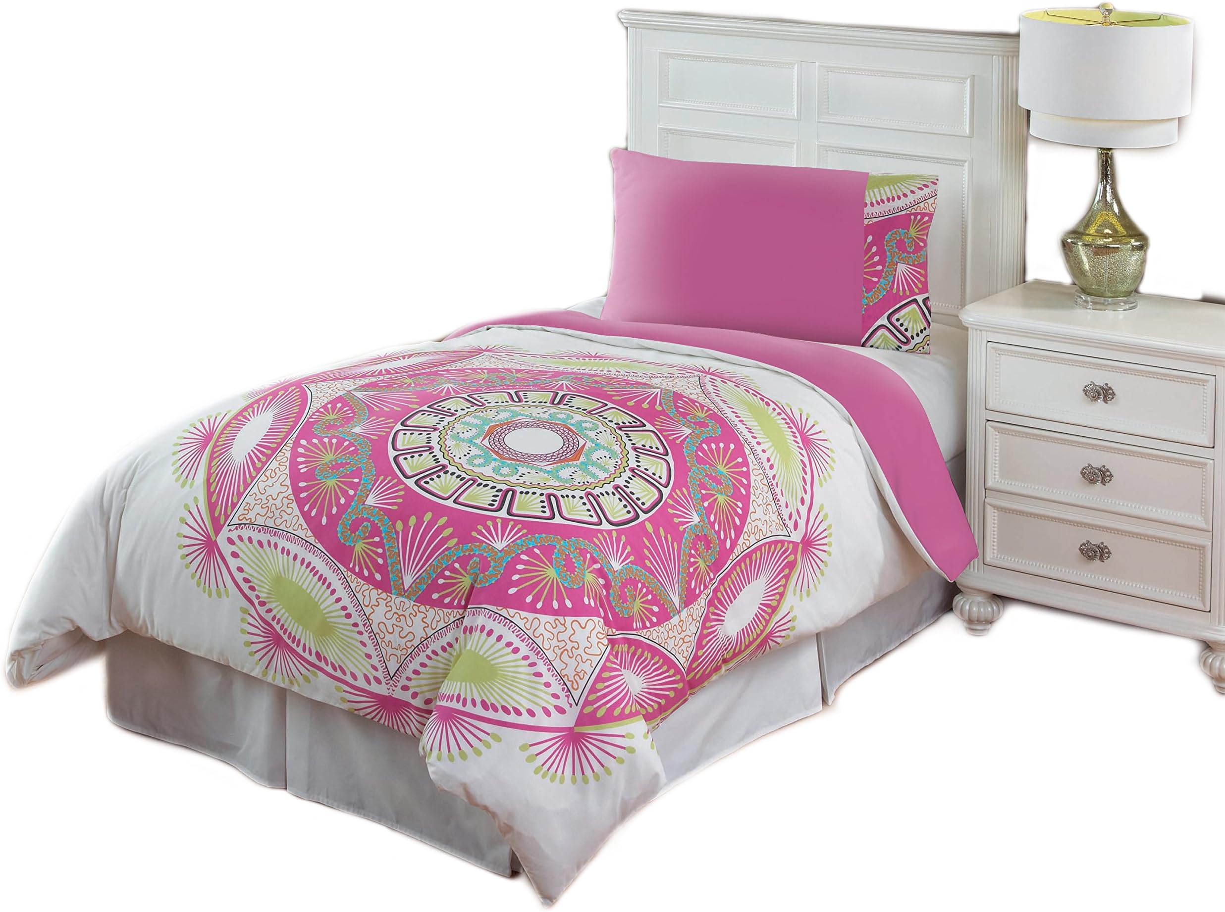 Hallmart Kids Sun Medallion Comforter Set, Twin, 2 Piece