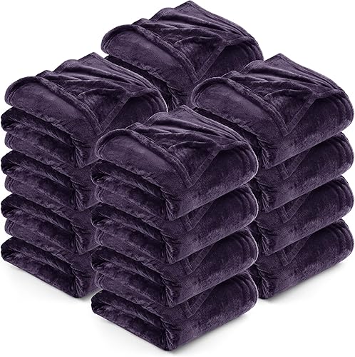 Vista 47 de Utopia Bedding - Manta de vellón de lujo, mullida, antiestática; manta de suave microfibra de 8.8 oz/yd² (300 g/m²) para cama; tamaño matrimonial