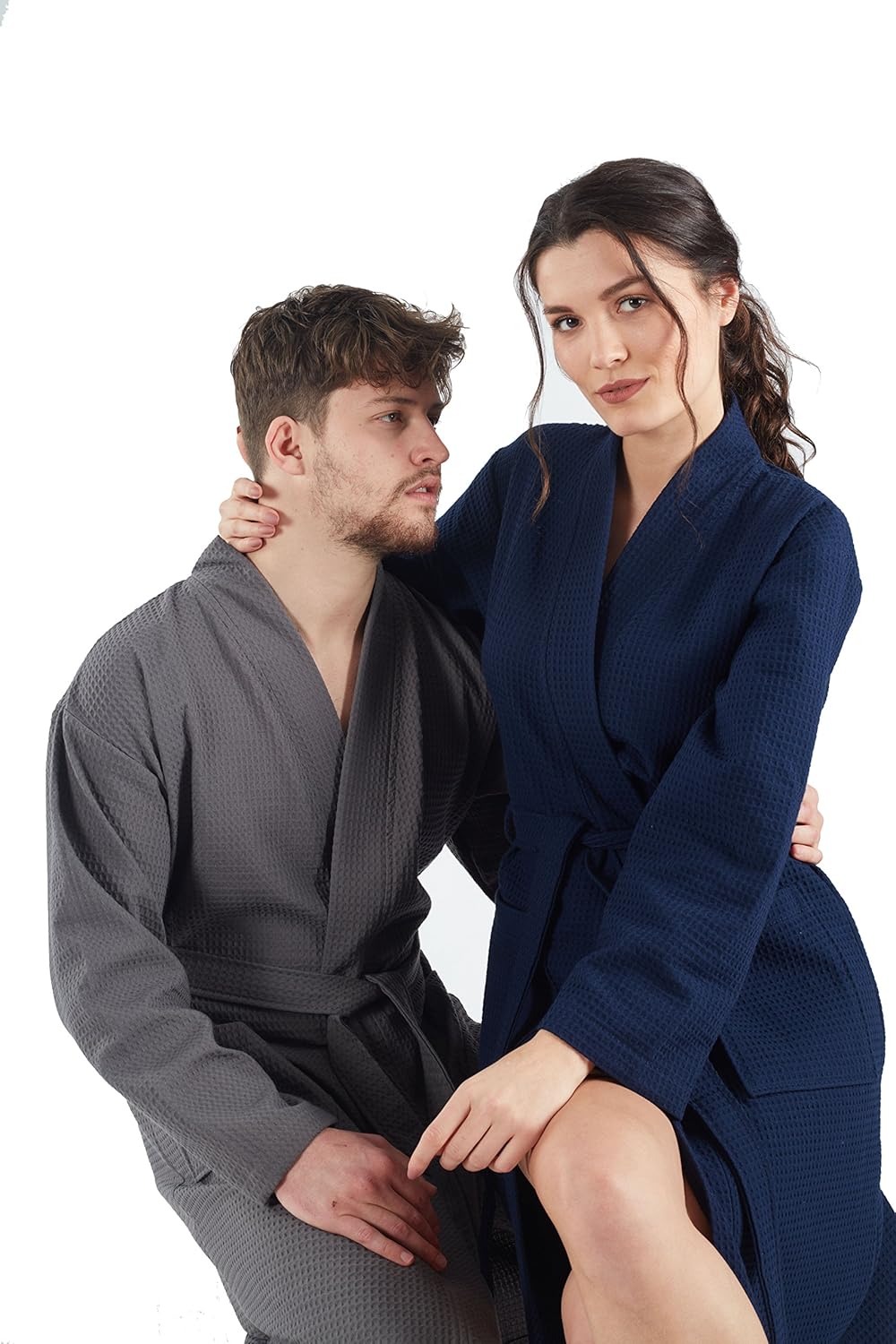 BAGNO MILANO Women's Robes, Waffle Robes For Women, Turkish Cotton Bathrobes For Women - Image 5
