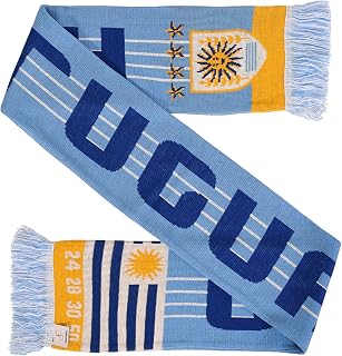 Uruguay Soccer Knit Scarf
