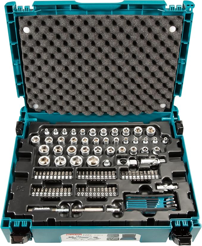 Makita E-08713 Juego de Mantenimiento de 120 Piezas en Estuche Makpac miniatura 2