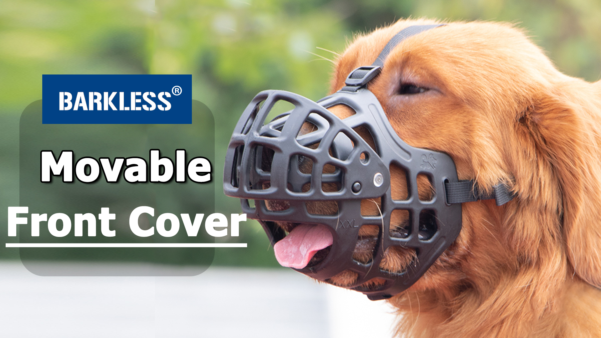 Watch BARKLESS Muzzle with Movable Front Cover Allows Panting on Amazon ...
