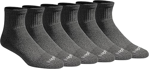 Miniatura 50 de Dickies Calcetines Dri-Tech para hombre con control de humedad, disponibles en tallas M-XXL (6, 12, 18 pares)