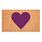 Calloway Mills Madison Heart Doormat (Purple, 24