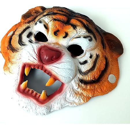 Amazon Kiumi 仮面 トラ マスク 虎 お面 動物 Pu製 仮装 コスプレ 公演 道具 演劇 ハロウィン Ps13 コスプレ 仮装 通販