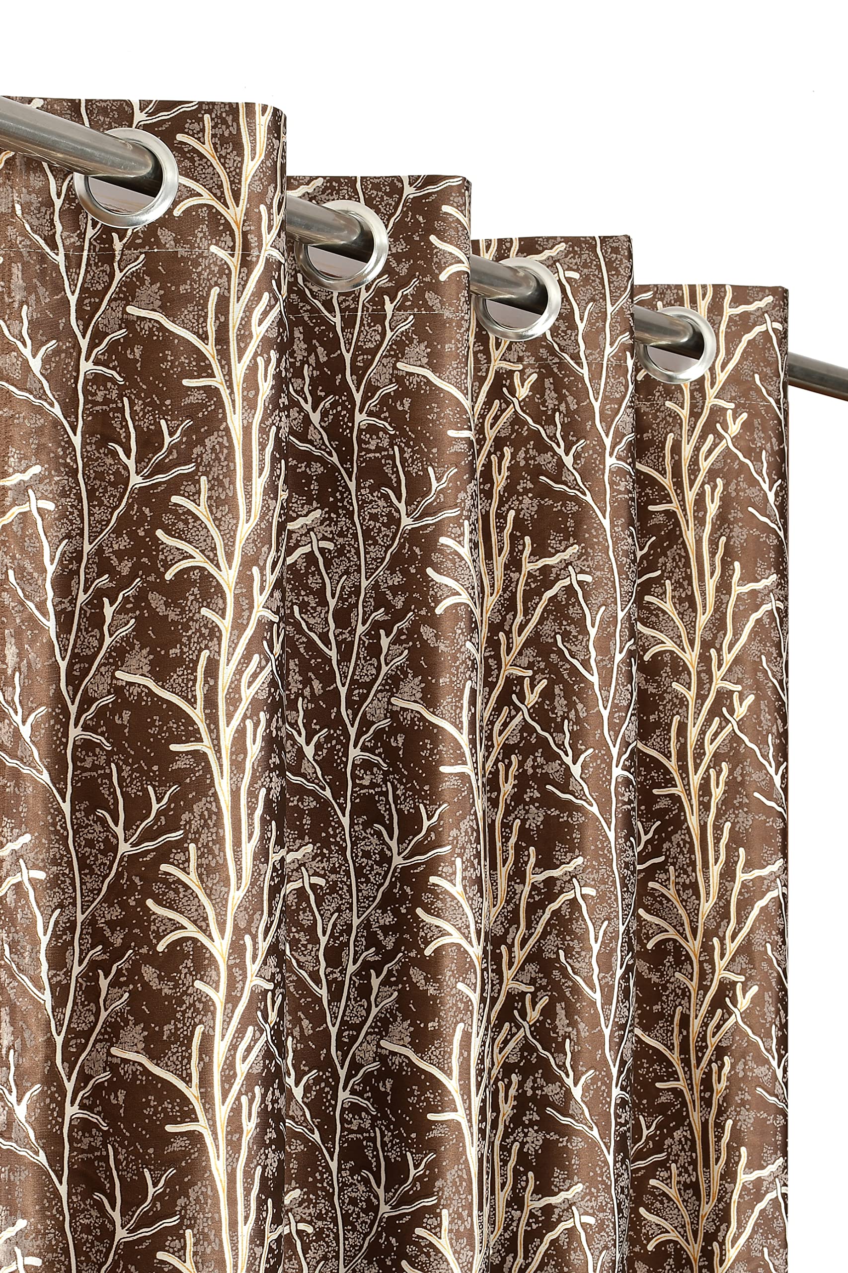 Soulful Creations Printed Polyster Curtain Pack of 1 pcs (Brown, Long Door 9 FEET (1 Pcs)) (B09CRDKLZW) Amazon Price History, Amazon Price Tracker