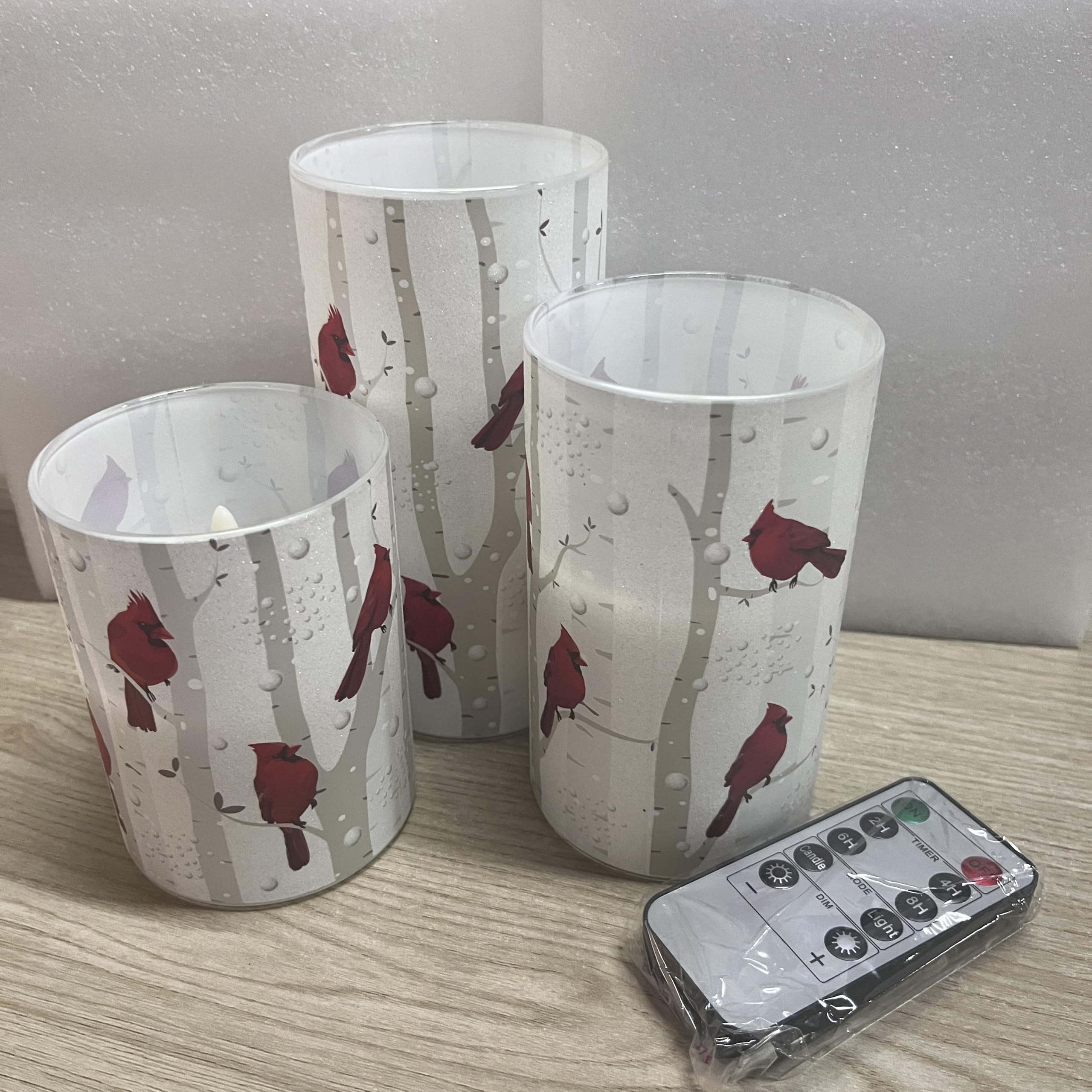 SNUGBLAKI Flameless Candles with Remote, The Remote uses 2 AAA Batteries, and Each Fake Candle uses 2 AA Batteries. Batteries not Included, Please Buy Separately.