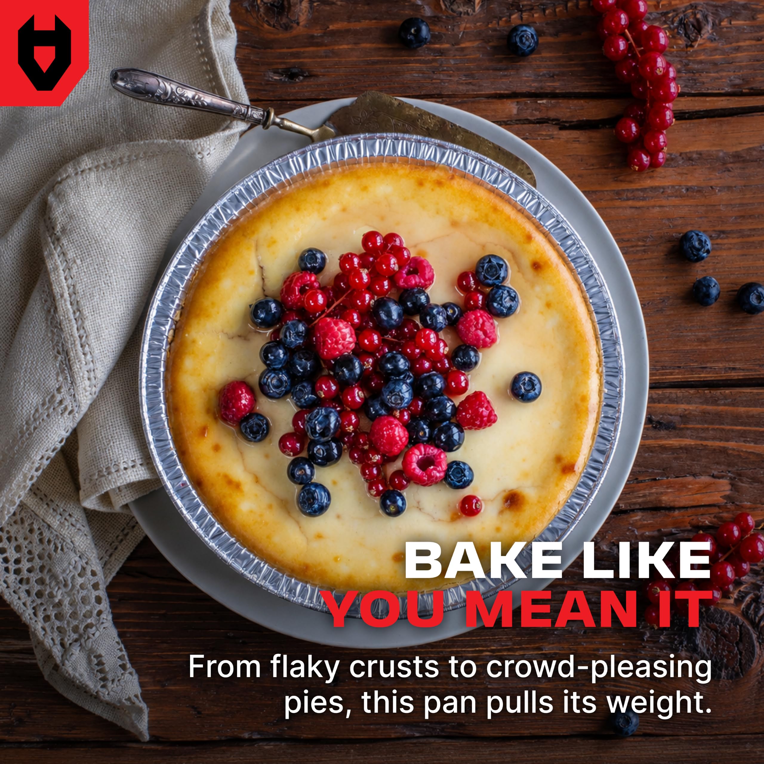 Premium Disposable Pie Pans - 50 Pack -4