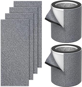 H-PF400 HEPA Filter Replacement Kit Compatible With Hunter HP400 Air-Purifiers, Model H-HF400-VP/H-PF400, 2 HEPA Filter & 4 Pre-Filters