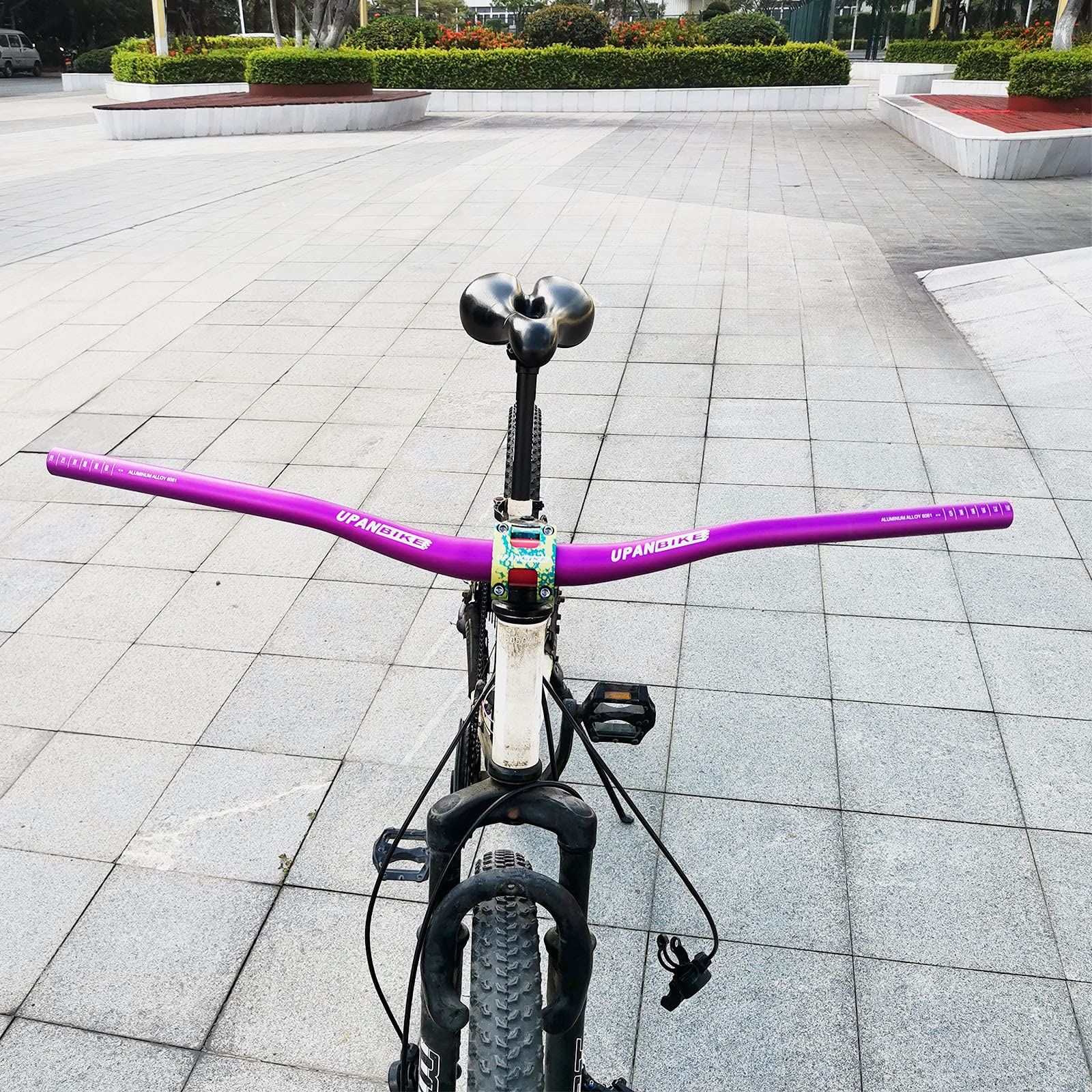 UPANBIKE kierownica rowerowa MTB 780 mm riser fioletowa