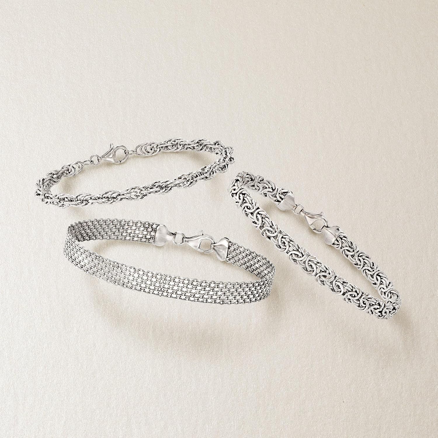 Ross-Simons Jewelry Set: 3 Link Bracelets