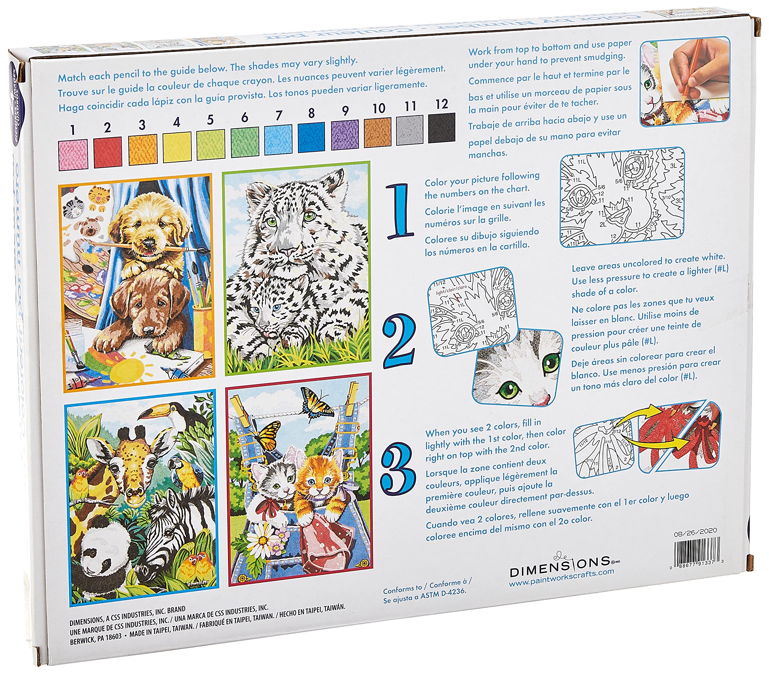 Dimensions Malen Nach Zahlen Set – 35,6 X 27,9 Cm, Bauernhof-Motiv, Acrylfarben Inkl.