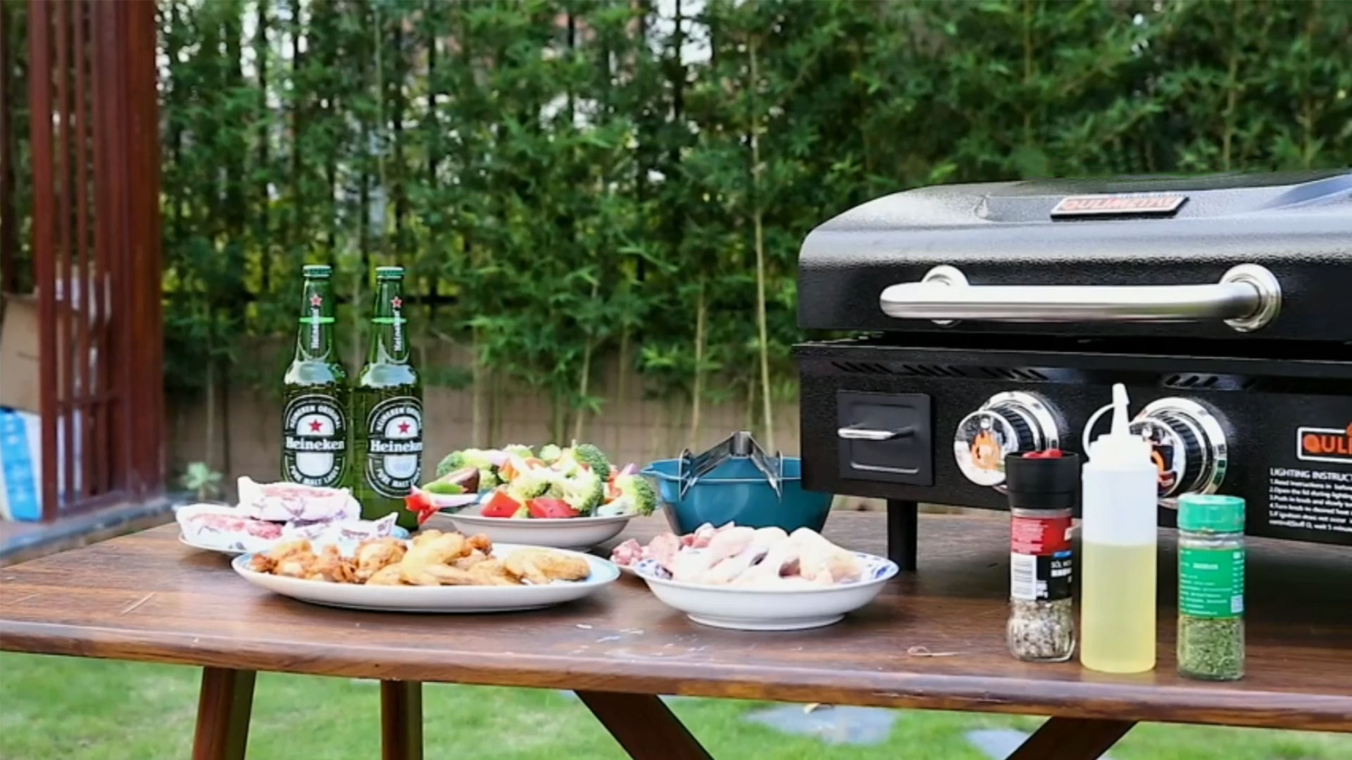 Amazon.com: QuliMetal 22” Tabletop Griddle with Hood and Stainless