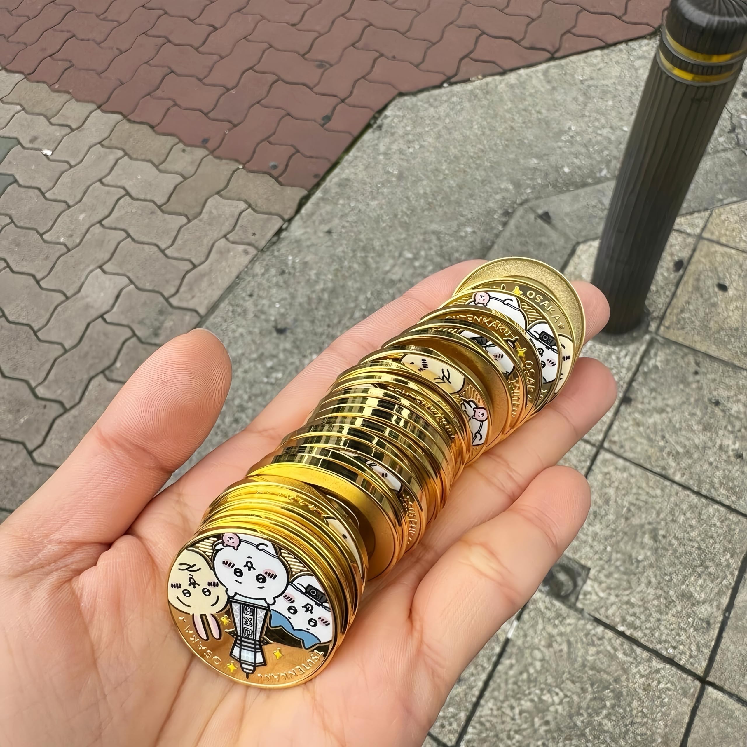 ちいかわ 可愛い 決断コイン 幸運コイン 決定コイン 記念硬貨 Amazon.co.jp: ちいかわ 大阪 通天閣 スペシャル ゴールド 記念