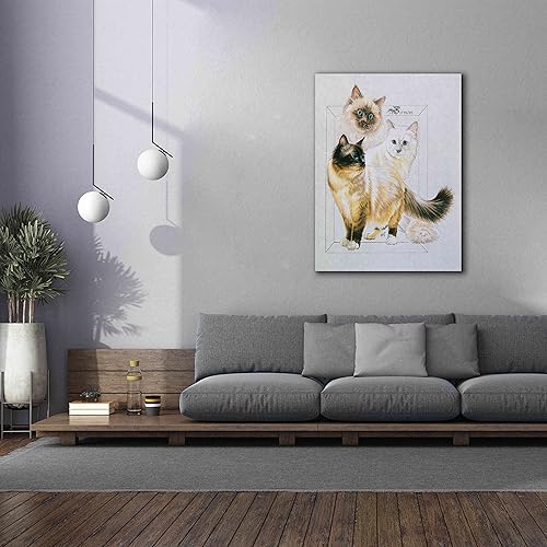 Miniatura 4 de 'Birman' by Barbara Keith, Canvas Wall Art, 40"x54"