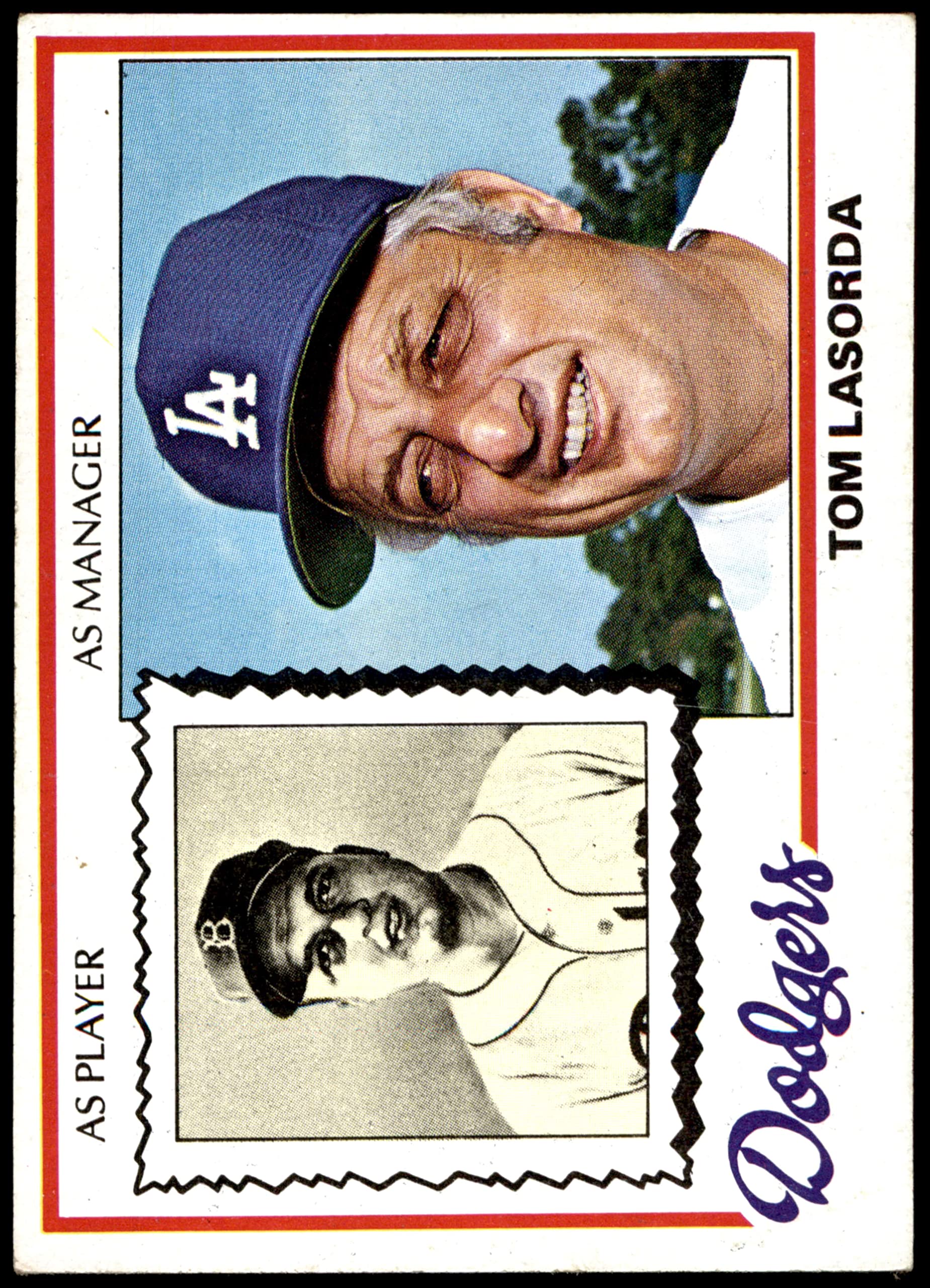 Amazon.com: 1978 Topps # 189 Tommy Lasorda Los Angeles Dodgers (Baseball  Card) EX/MT Dodgers : Collectibles & Fine Art