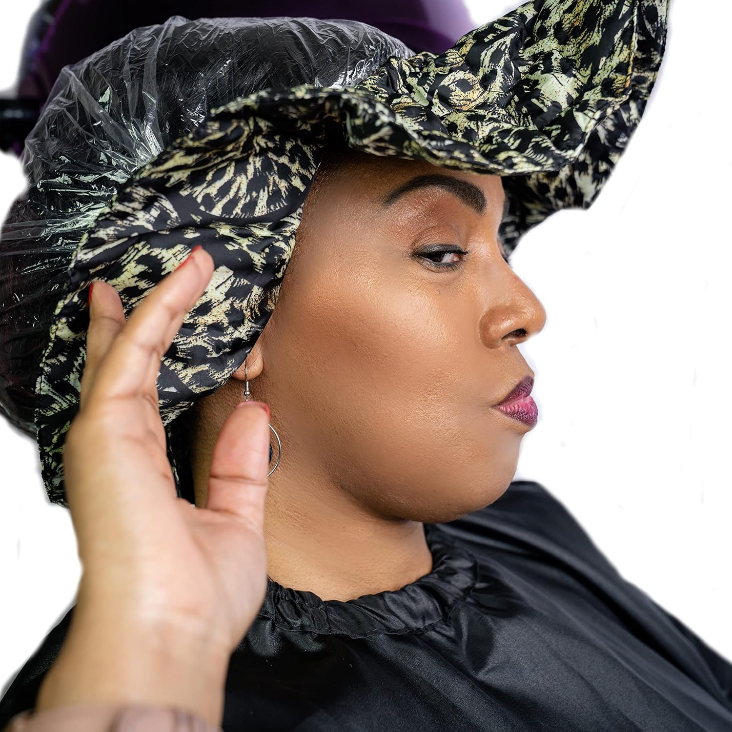 Hair Dryer Heat Shield - Bonnet (Cats Eyes) - Image 2