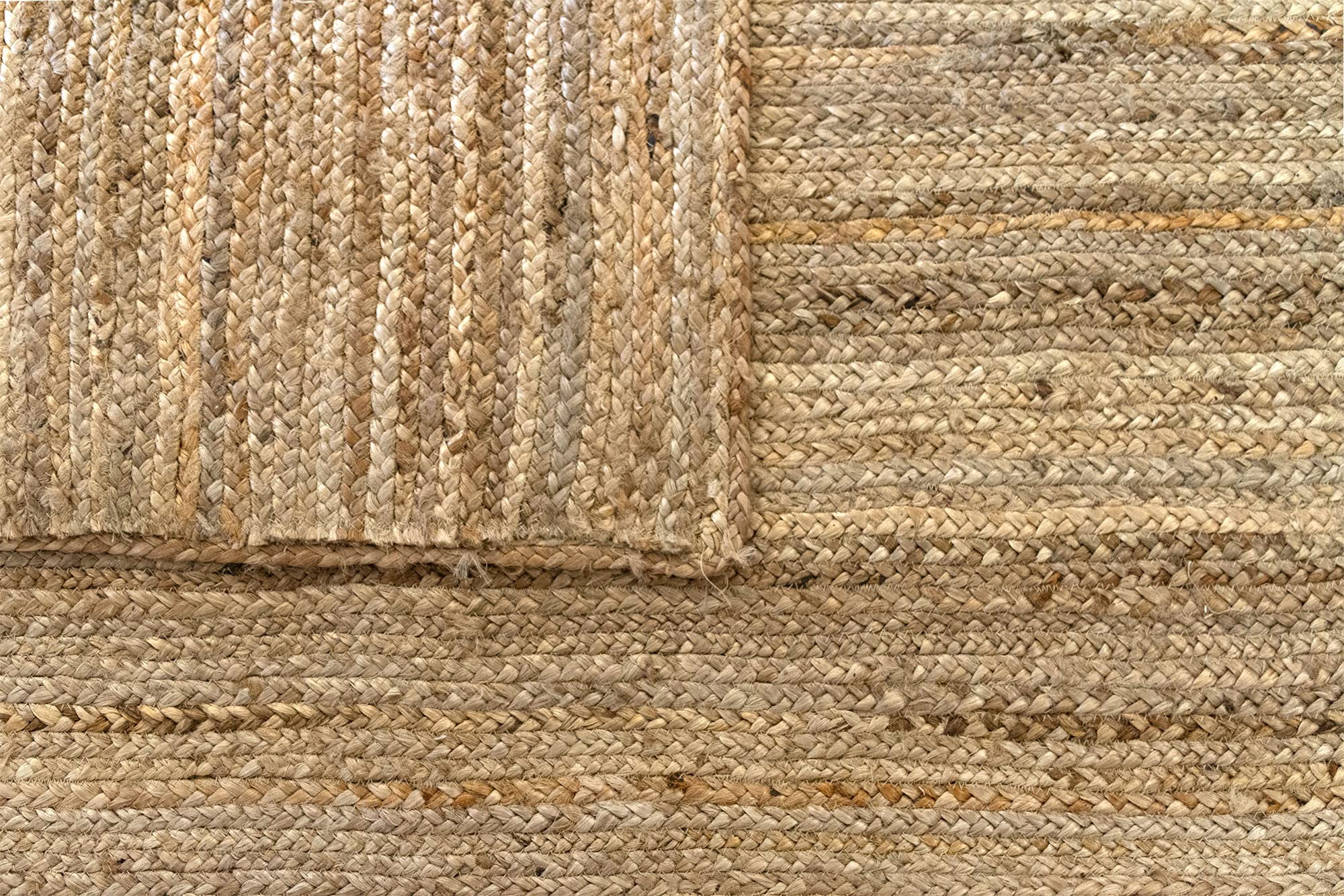 Handgeweven vloerkleed, katoen en jute, Yesit