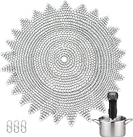 Allcolor 1.2LB Sous Vide Weights Stainless Steel Sinker with Clips - Food-Grade Heavy-Duty Anti-Float for Even Cooking