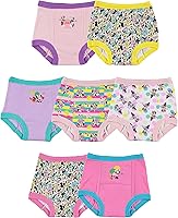 Disney Minnie Mouse Girls Potty Training Pants Starter Kit with Stickers & Chart - 100% Cotton, Sizes 18M-4T