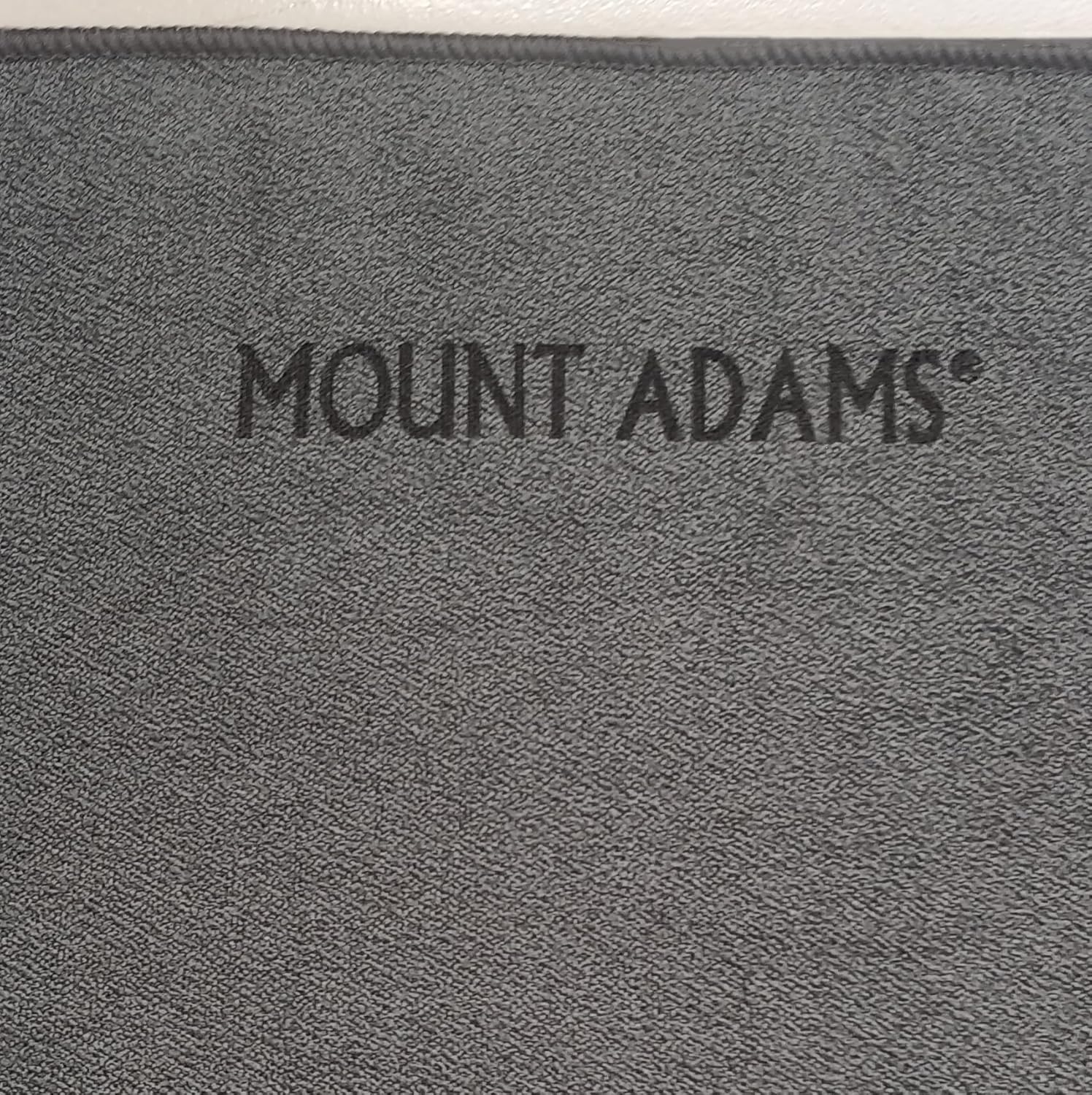 Mount Adams Yoga Mat Towel, 72 by 26 Inches, Super Absorbent Microfiber Towel for Hot Yoga, Non Slip Yoga Towel, Gym Towel for Workout, Sports, Exercise, and Fitness, Gray, Pack of 10