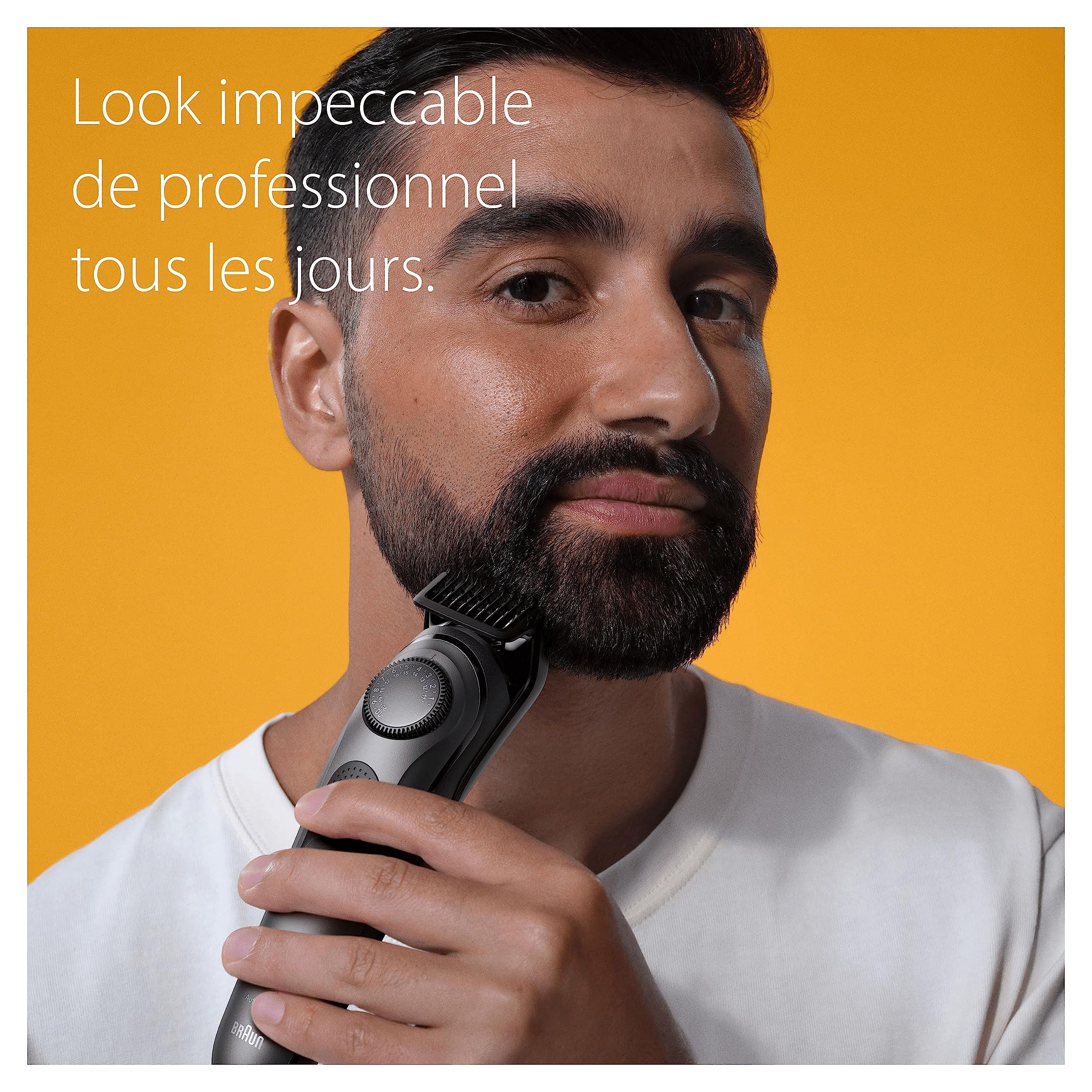 Braun Tondeuse À Barbe Series 7 BT7441, Tondeuse À Barbe Avec Outils Professionnels Et 100 Minutes D'autonomie