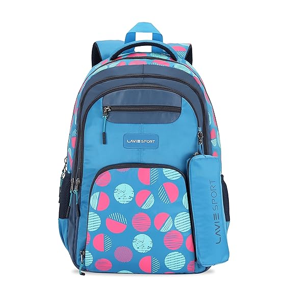Lavie Sport Spacious Casual Backpack | School College Bag For Girls