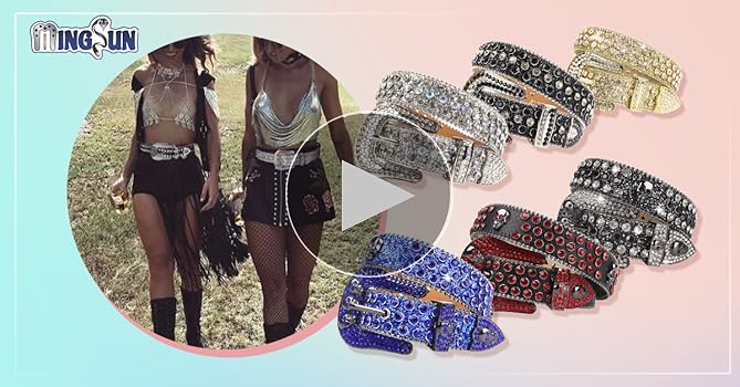 美品 【希少パターン】 HTC studs rhinestone belt 36 美品 【希少パターン】 HTC studs rhinestone belt 36 - メルカリ