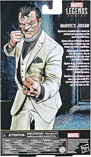 Miniatura 2 de Marvel Legends Series Figura de acción 2022 Super Villains Marvel's Jigsaw 5.9 in