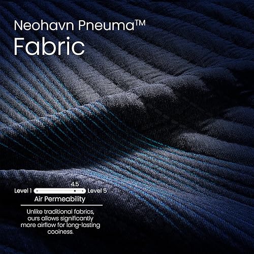 Miniatura 8 de Colchón Queen de espuma viscoelástica de gel refrescante de 12 pulgadas, colchón híbrido de firmeza media en una caja, sin fibra de vidrio, cubierta