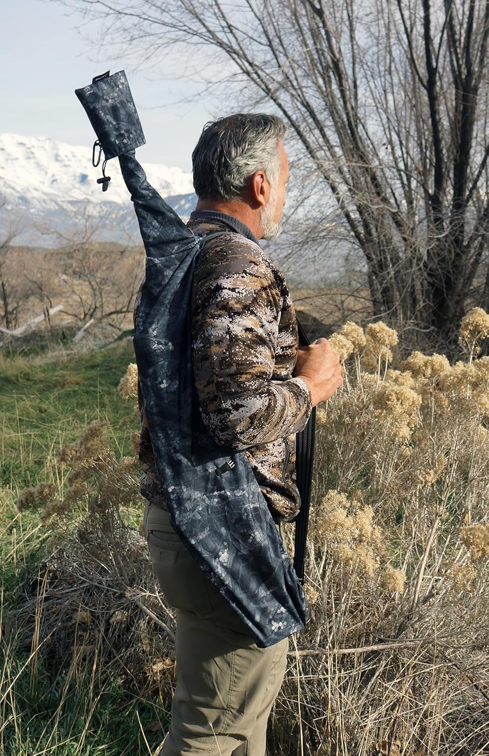 Alpine Innovations Gun Slicker - Scoped Rifle & Shotgun Case, Waterproof Camo Rifle Sleeve Cover, Fast Access Gun Pack - 38' to 56'