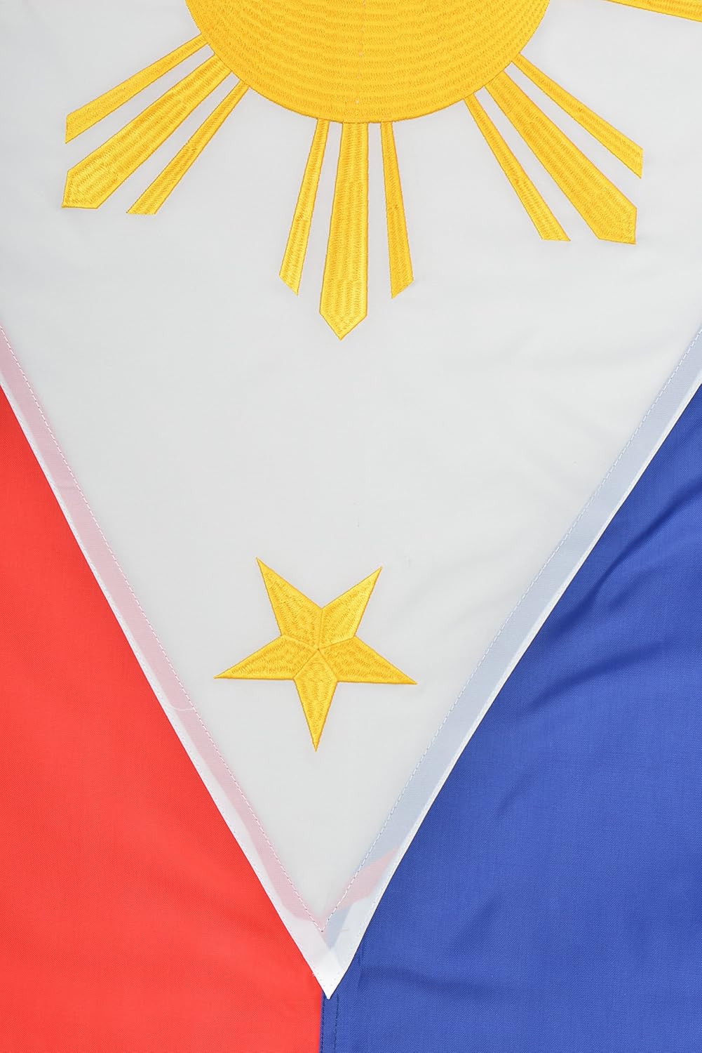 Philippines 3' x 5' Ft 210D Nylon Premium Outdoor Embroidered Filipino Flag
