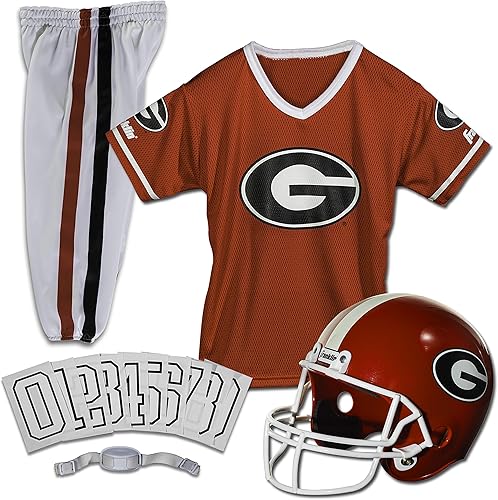 Miniatura 68 de Franklin Sports NCAA - Conjunto de casco de fútbol americano universitario + camiseta - Conjunto de disfraz de uniforme de equipo de la NCAA