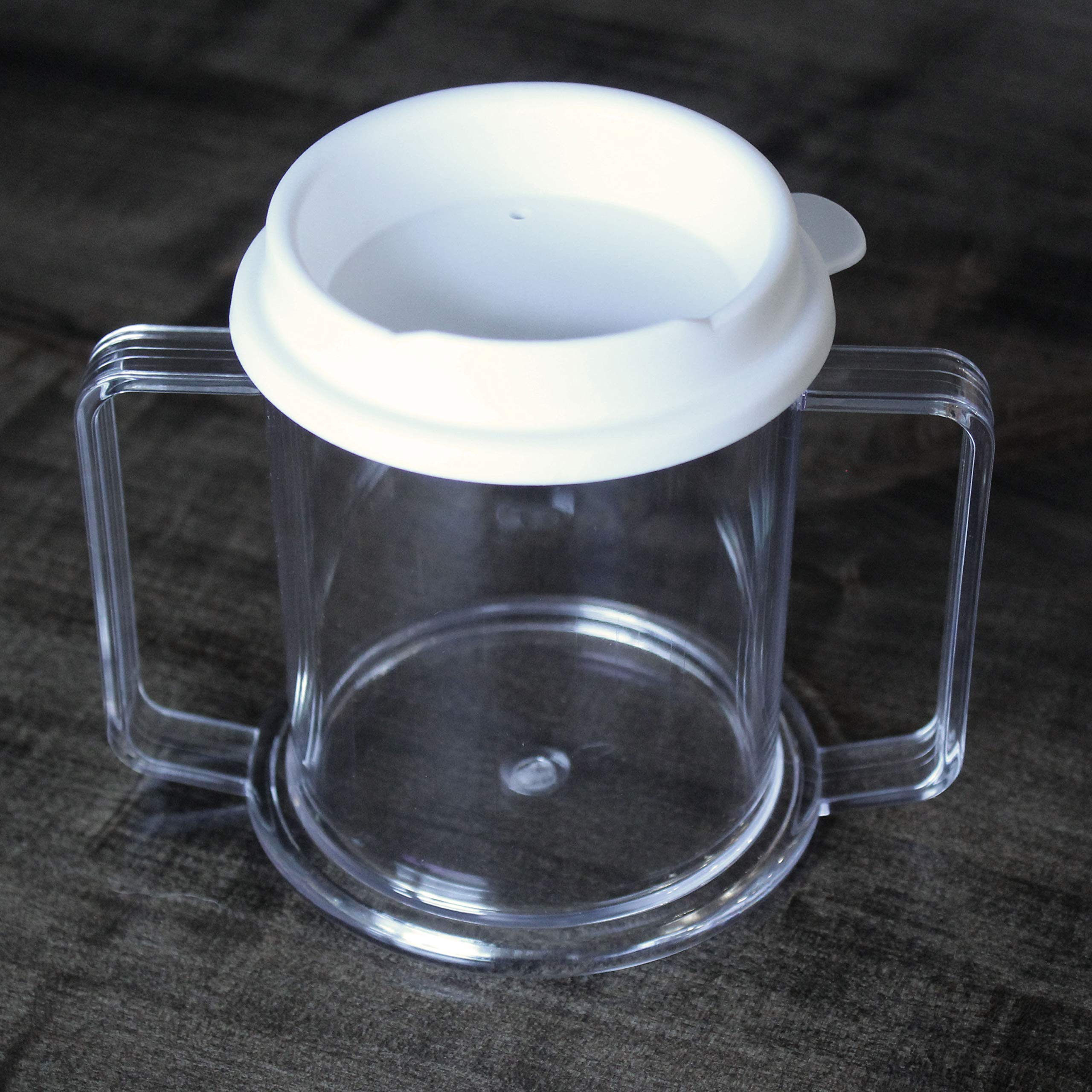Rehabilitación Advantage Vaso transparente con dos asas