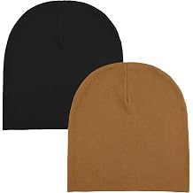 Thin 100% Cotton Beanie for Men Women Lightweight Slouchy Chemo Hat