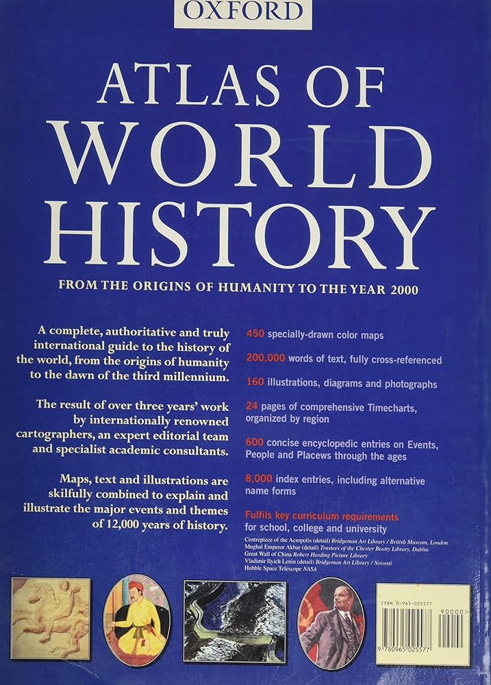 洋書 A World History Atlas of World History: From the Origins of Humanity to the
