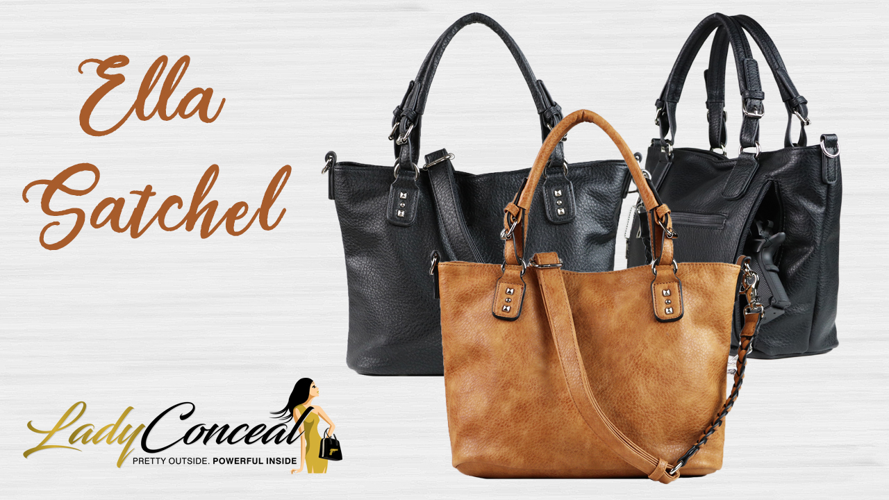 Concealed Carry Purse YKK Locking Ella Braided Concealed Weapon Tote by Lady Conceal
