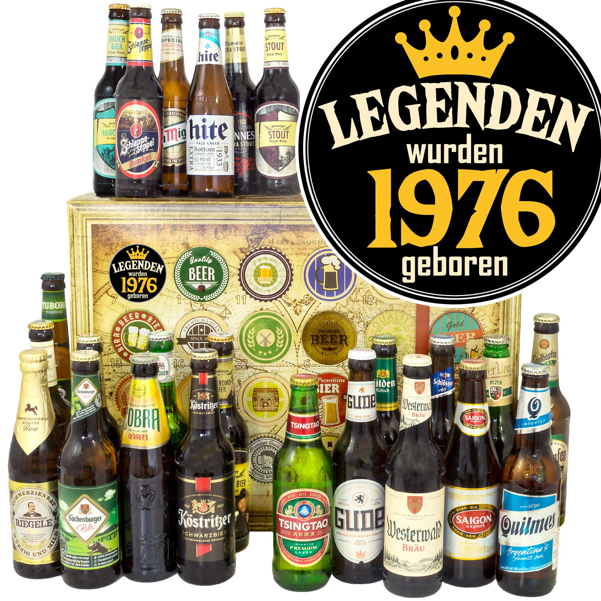 ostprodukte-versand Biergeschenk Jahrgang 1976-24 Biere Adventskalender