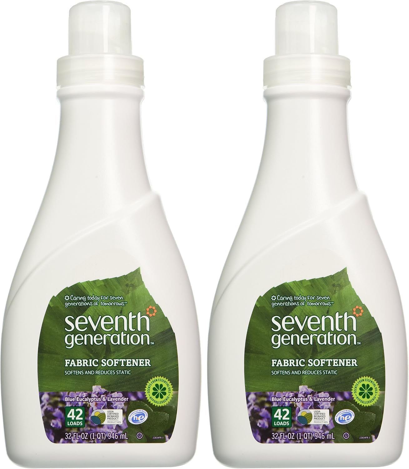 Seventh Generation Fabric Softener, Lavender, 32 Fluid Ounce (Pack of 2)