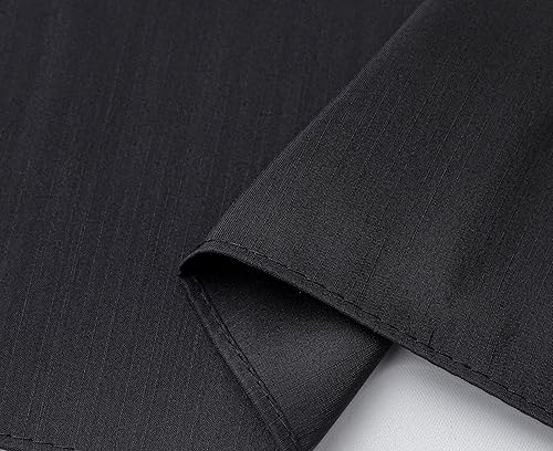 Miniatura 6 de Biscaynebay Faldas de cama envolventes con esquinas divididas para camas matrimoniales de 16 pulgadas de caída, volantes elásticos negros