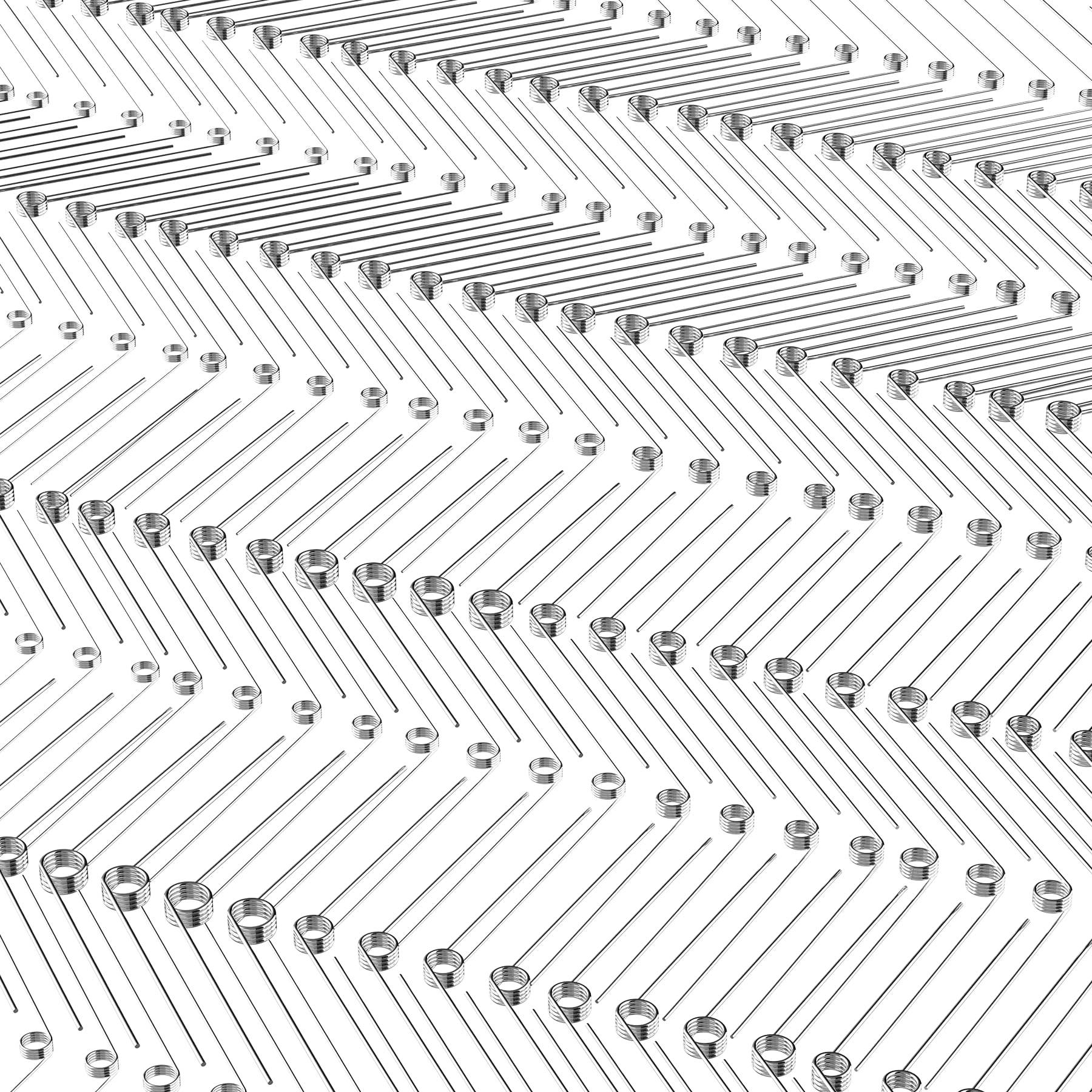 120Pcs Torsional Springs Assortment Kit, Stainless Steel Torsion Springs, Mechanical Small Torsion Spring for Home Repairs & DIY Springs Assortment, 30 Different Sizes with Individual Bags