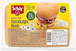 Schar Naturally Gluten-Free hamburger buns, 10.6 Ounce (Pack of 24)
