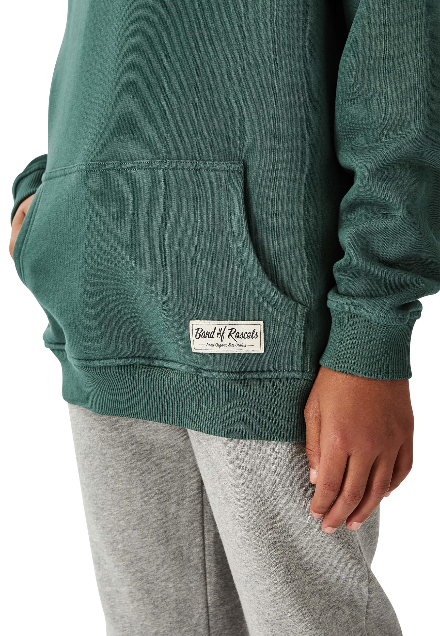 Band of Rascals Kinder Kapuzenpullover Plain aus Bio-Baumwolle
