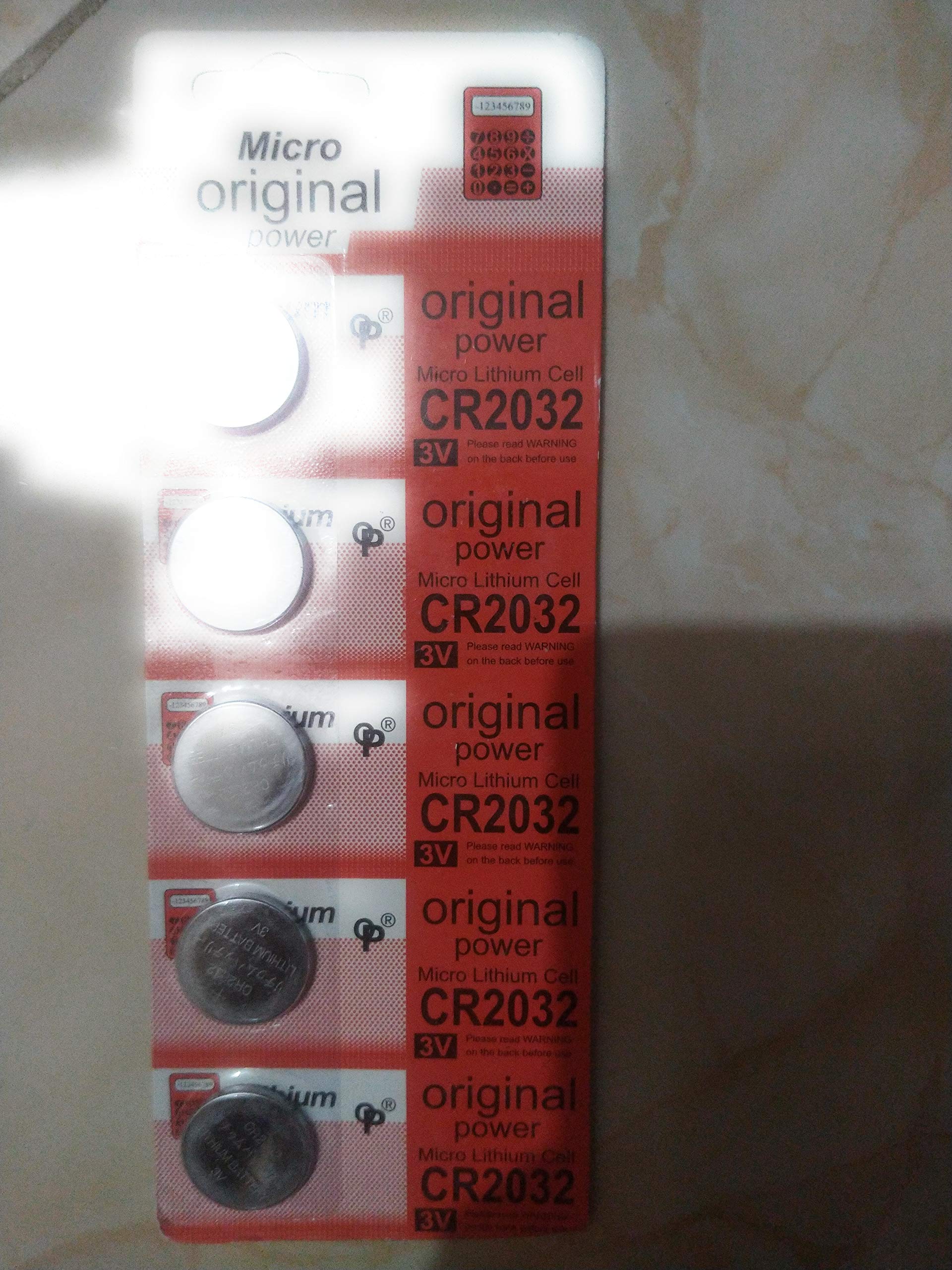 Technical Hut Lithium CR2032 Coin Cell Battery - 10 Pieces