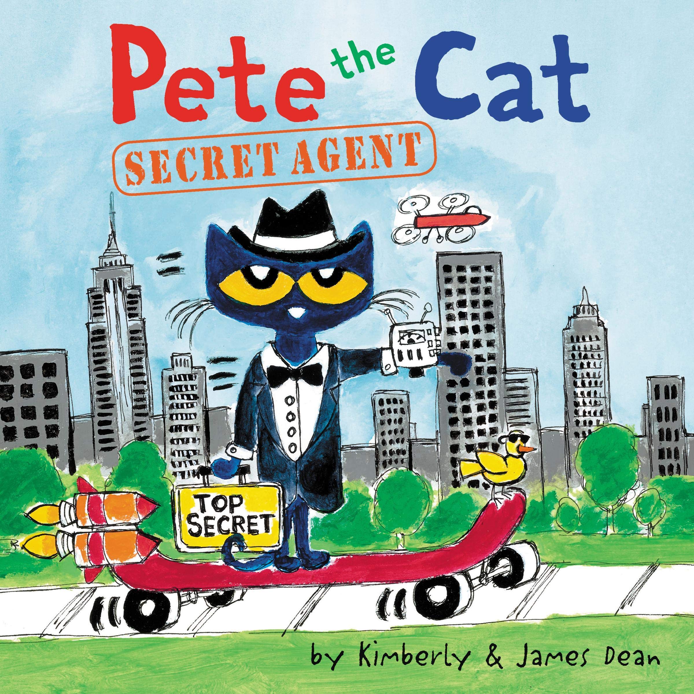 Cover art for Pete the Cat: Secret Agent