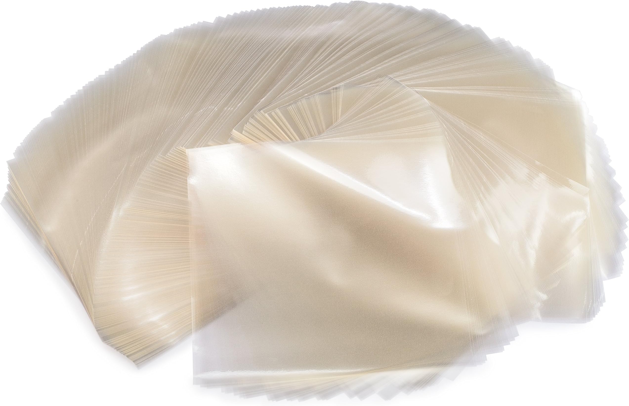 Resinta 300 Sheets Caramel Candy Wrappers Clear Nonstick