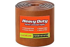 Straight Metal Garden Edging by Laveve